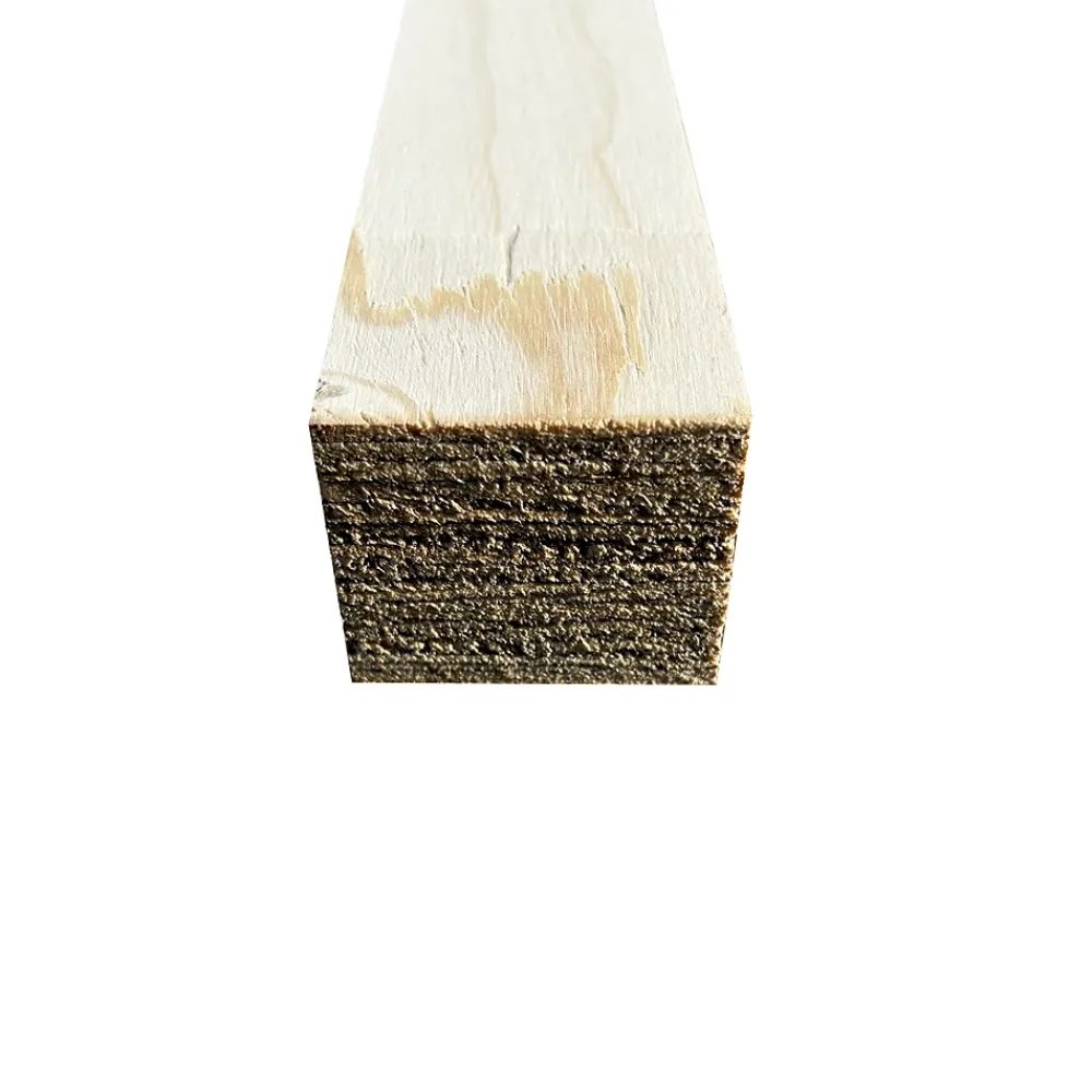 Wood&Sens Tasseau Bois<Lot de 9 Tasseaux LVL Contrecollé SAPIN, L.2,40 m x l.4,8 cm x Ep.42 mm