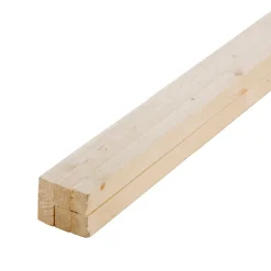Forestea Lot de 6 tasseaux sapin brut 2000 x 25 x 25 mm traité classe 2- Tasseau Bois