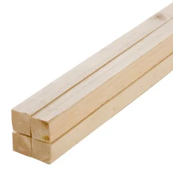 Forestea Lot de 4 tasseaux sapin brut 2400 x 48 x 37 mm- Tasseau Bois
