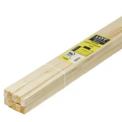 Forestea Lot de 10 tasseaux sapin brut 2000 x 27 x 15 mm traité classe 2- Tasseau Bois