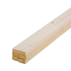 Forestea Lot de 6 tasseaux sapin rabotés 2400 x 34 x 18 mm- Tasseau Bois