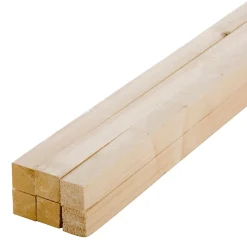 Forestea Tasseau Bois<Lot de 6 tasseaux sapin rabotés 2400 x 34 x 34 mm