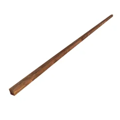 Wood&Sens Lot de 4 Tasseaux Sapin Traité marron, L.2,40 m x l.3,5 cm x Ep.35 mm- Tasseau Bois