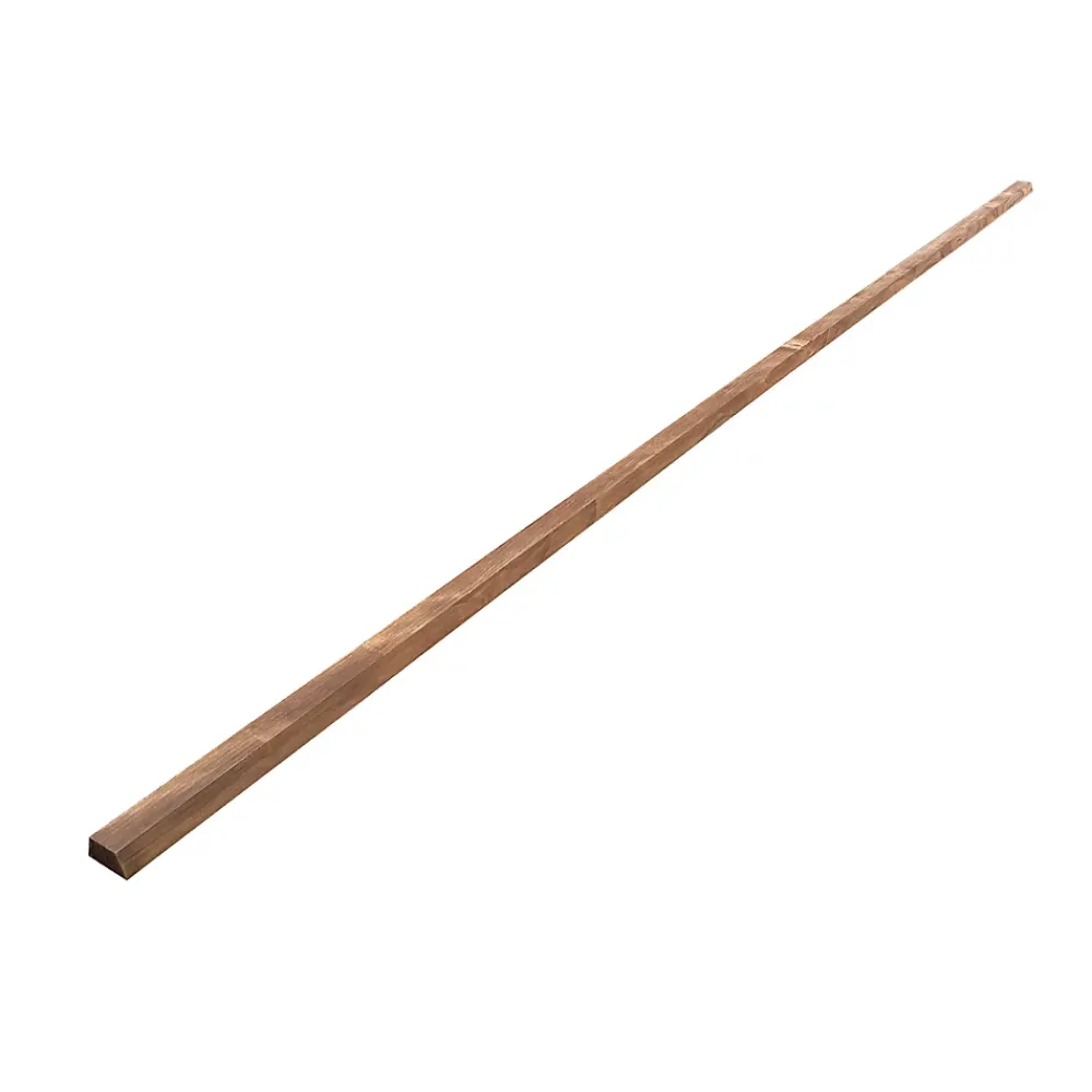 Wood&Sens Lot de 10 Tasseaux Triangulaires Sapin Traité marron, L.2,50 m x l.4,5 cm x Ep.20 mm- Tasseau Bois