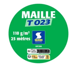 Semin Fibre De Verre<Lot de 3 toiles de verre - motif maille - rouleau 25 x 1 m