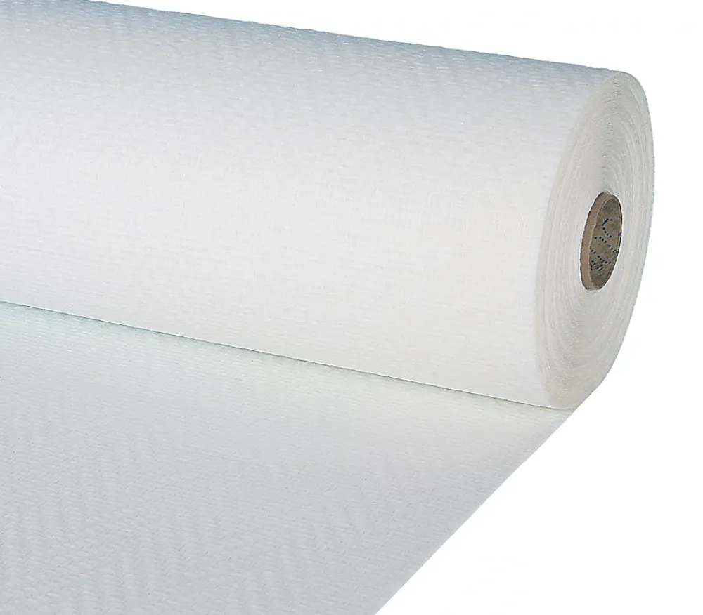 Semin Lot de 2 toiles de verre - motif chevron - rouleau 50 x 1 m- Fibre De Verre