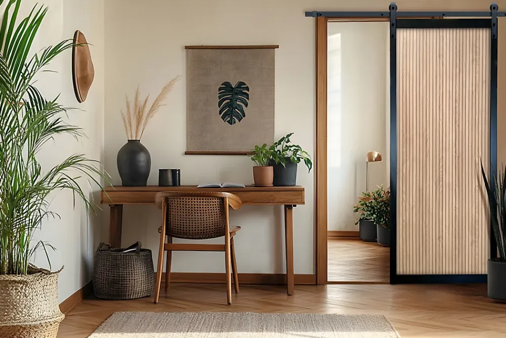 Skylab Porte Coulissante<Lot porte Univers 204 x 83 x 4 cm + rail rustique