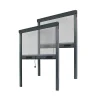 Avosdim Moustiquaire Pour Fenêtre<Lot Stores Moustiquaire ALU recoupable - x2 - L80 x H130cm - Gris Anthracite