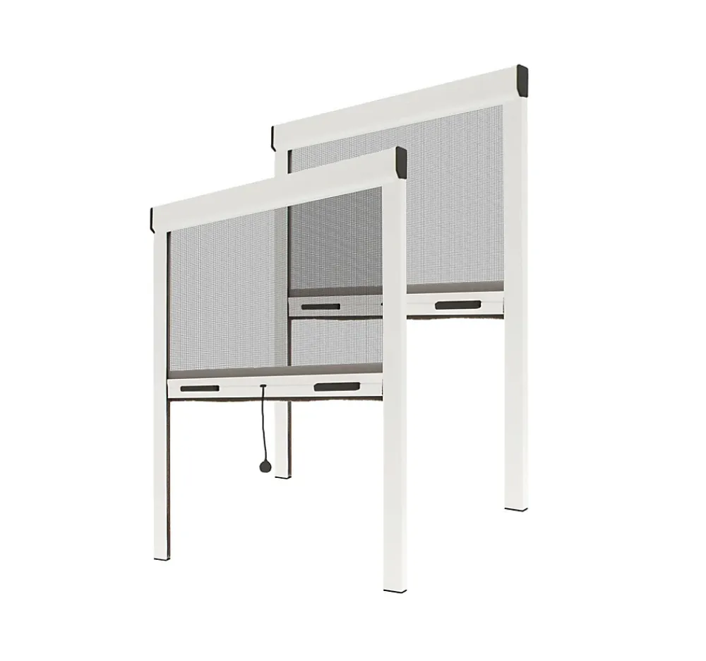 Avosdim Moustiquaire Pour Fenêtre<Lot Stores Moustiquaire ALU recoupable - x2 - L100 x H160cm - Blanc