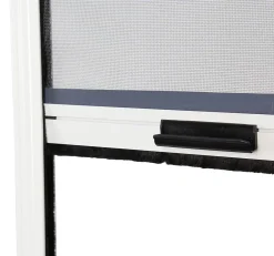 Avosdim Lot Stores Moustiquaire ALU recoupable - x2 - L80 x H130cm - Blanc- Moustiquaire Pour Fenêtre