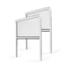 Avosdim Moustiquaire Pour Fenêtre<Lot stores Moustiquaire PVC - x2 - L130 x H160cm - Blanc