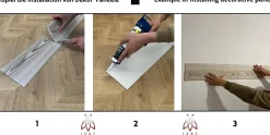 Ikhemalarka Panneau Mural Décoratif<20m² - 120 pièces de panneaux polystyrène, panneaux de plafond, panneaux muraux, décors, imitation pour plafonds - PP-104