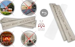 Ikhemalarka Panneau Mural Décoratif<20m² - 120 pièces de panneaux polystyrène, panneaux de plafond, panneaux muraux, décors, imitation pour plafonds - PP-111