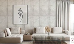 Ikhemalarka 6m2 12 pièces Panneau mural 3D XPS polystyrène 100x50 cm Noir or effet béton, style cadre mural & plafond classique 120XL- Panneau Mural Décoratif