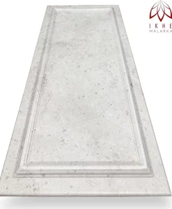 Ikhemalarka 6m2 12 pièces Panneau mural 3D XPS polystyrène 100x50 cm Noir or effet béton, style cadre mural & plafond classique 120XL- Panneau Mural Décoratif