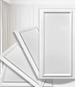 Ikhemalarka Panneau Mural Décoratif<6m2 12 pièces panneaux 3D en polystyrène Styrofoam XPS, panneaux de plafond & muraux 3D, décors, 100x50cm épaisseur 3mm RahVT