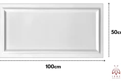 Ikhemalarka Panneau Mural Décoratif<6m2 12 pièces panneaux 3D en polystyrène Styrofoam XPS, panneaux de plafond & muraux 3D, décors, 100x50cm épaisseur 3mm RahVT