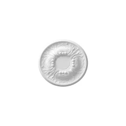 Decoflair M72 Rosace Polyuréthane 300 x 300 x 33 - 1 pièce- Moulure Et Rosace De Plafond