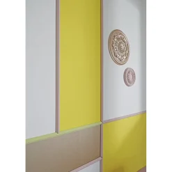 Decoflair Moulure Et Rosace De Plafond<M70 Rosace Polyuréthane 200 x 200 x 32 - 1 pièce