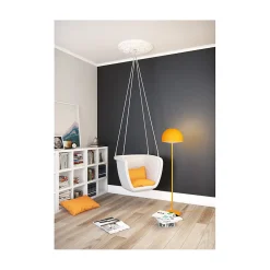 Decoflair M83 Rosace Polyuréthane 660 x 660 x 40 - 1 pièce- Moulure Et Rosace De Plafond