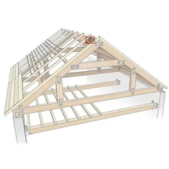 Bois De Charpente<Madrier traité 225 x 75 mm L.3 m classe 2