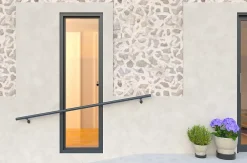 Alumin'home Accessoire D'Escalier<Main courante aluminium gris ø40 mm 2m