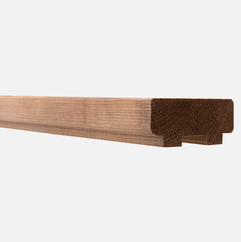 Kordo Main courante sapin pour pose murale ou garde-corps, Moka- Accessoire D'Escalier