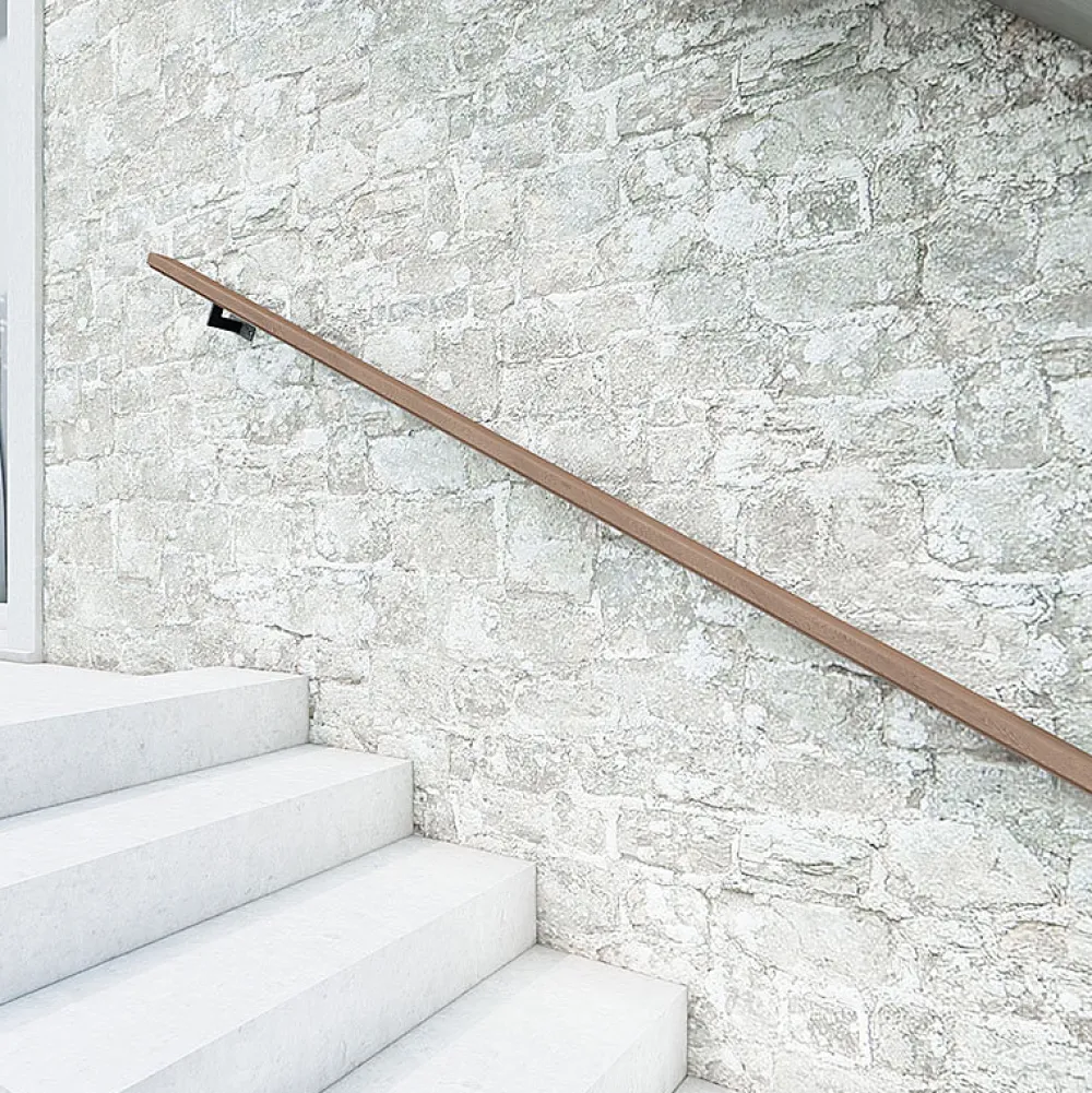 Kordo Main courante sapin pour pose murale ou garde-corps, Moka- Accessoire D'Escalier