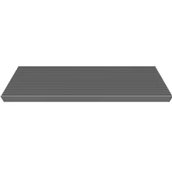Fortia Marche additionnelle Stroomi acier L.100cm- Accessoire D'Escalier