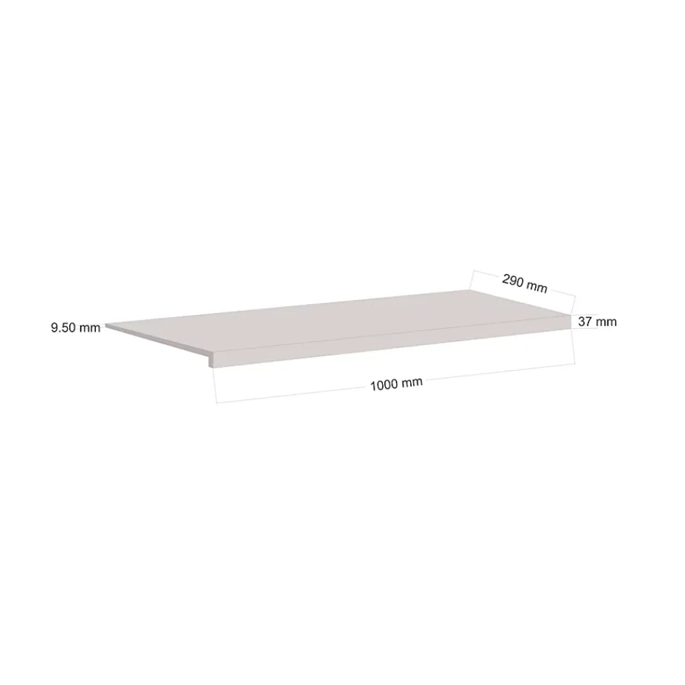 Fortia Accessoire D'Escalier<Marche chêne l.100 cm vendue par 2
