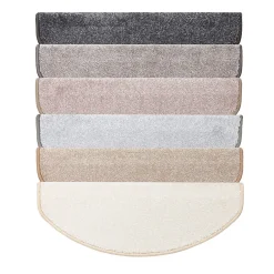 Floordirekt Accessoire D'Escalier<Marchettes d'escalier antidérapantes Sécuriser Vos marches Gris anthracite 23,5 x 65 cm Demi-circulaire