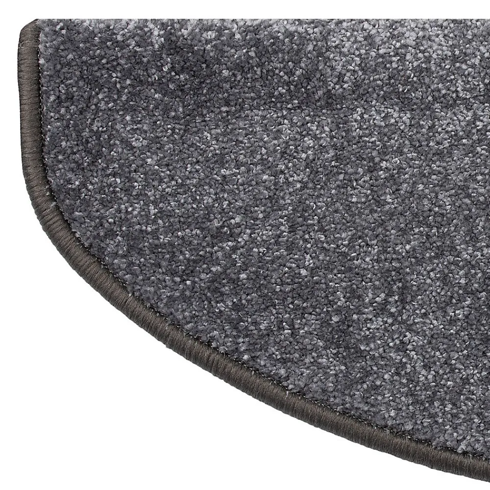Floordirekt Accessoire D'Escalier<Marchettes d'escalier antidérapantes Sécuriser Vos marches Gris anthracite 23,5 x 65 cm Demi-circulaire