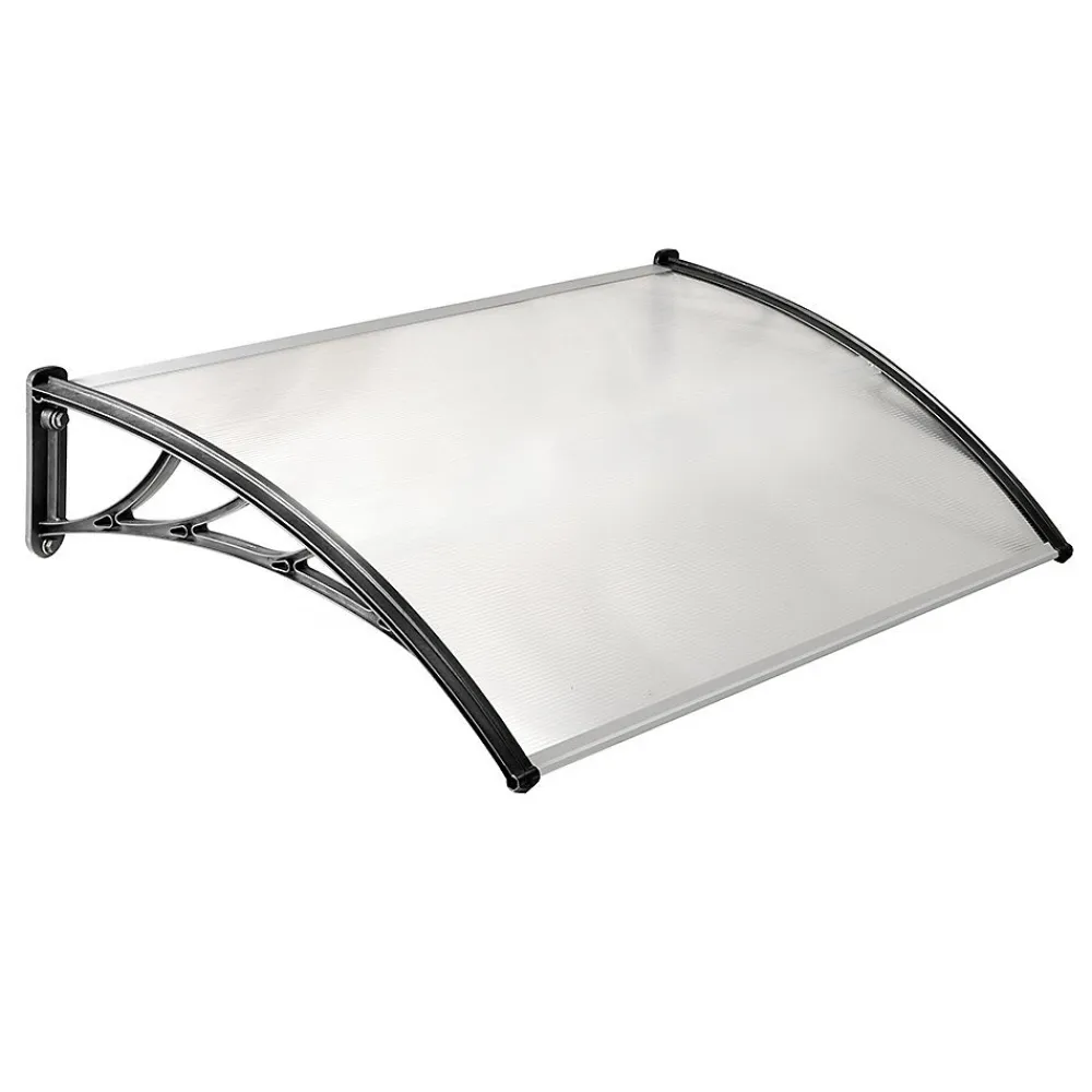 Terre Jardin Auvent Et Marquise<Marquise de porte transparente 300 x 80 cm - Grande couverture -