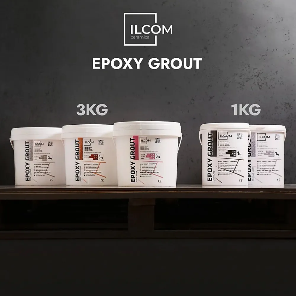 Ilcom Joint Carrelage Sol<Mastic époxy bi-composant pour le remplissage des joints - Bleu cobalt - 1Kg