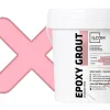 Ilcom Mastic époxy bi-composant pour le remplissage des joints - Rose - 3Kg- Joint Carrelage Sol
