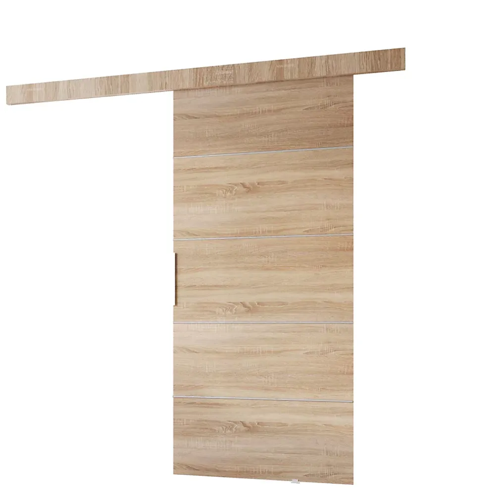 MINIO go for it porte coulissante CLEAN B 96 cm Portes de chambre, Chêne Sonoma- Porte Coulissante