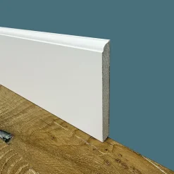 Eternal Parquet 100ml de PLINTHE ZOCCOLINO FIRENZE en FIBRE DE BOIS COMPACTE 120X12 BLANC- Plinthe Bois|Plinthe Bois