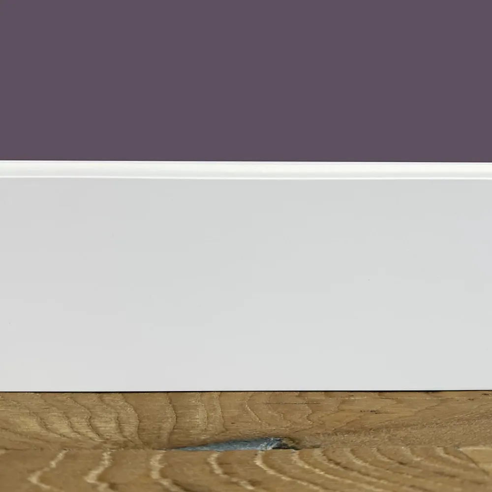 Eternal Parquet 100ml de PLINTHE ZOCCOLINO FIRENZE en FIBRE DE BOIS COMPACTE 120X12 BLANC- Plinthe Bois|Plinthe Bois