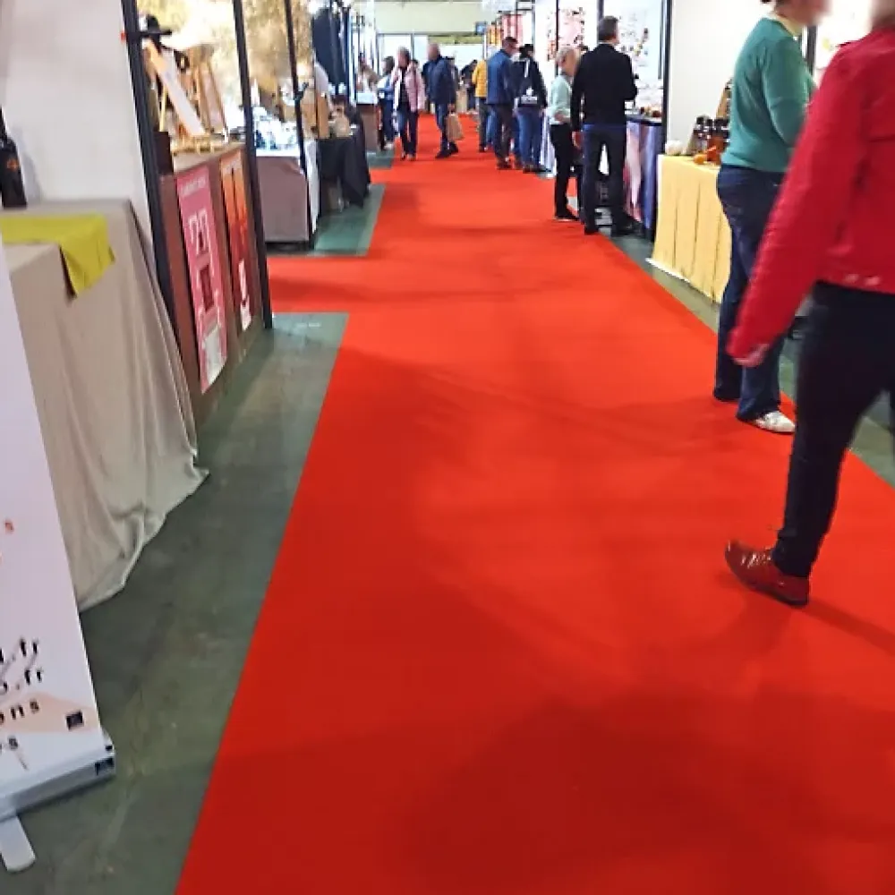 Décoweb Moquette|Moquette<Moquette - Stand Event - Orange sanguine - 2 m x 10 ml