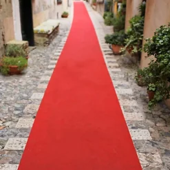 Décoweb Moquette|Moquette<Moquette - Stand Event - Rouge vif - 1 m x 10 ml