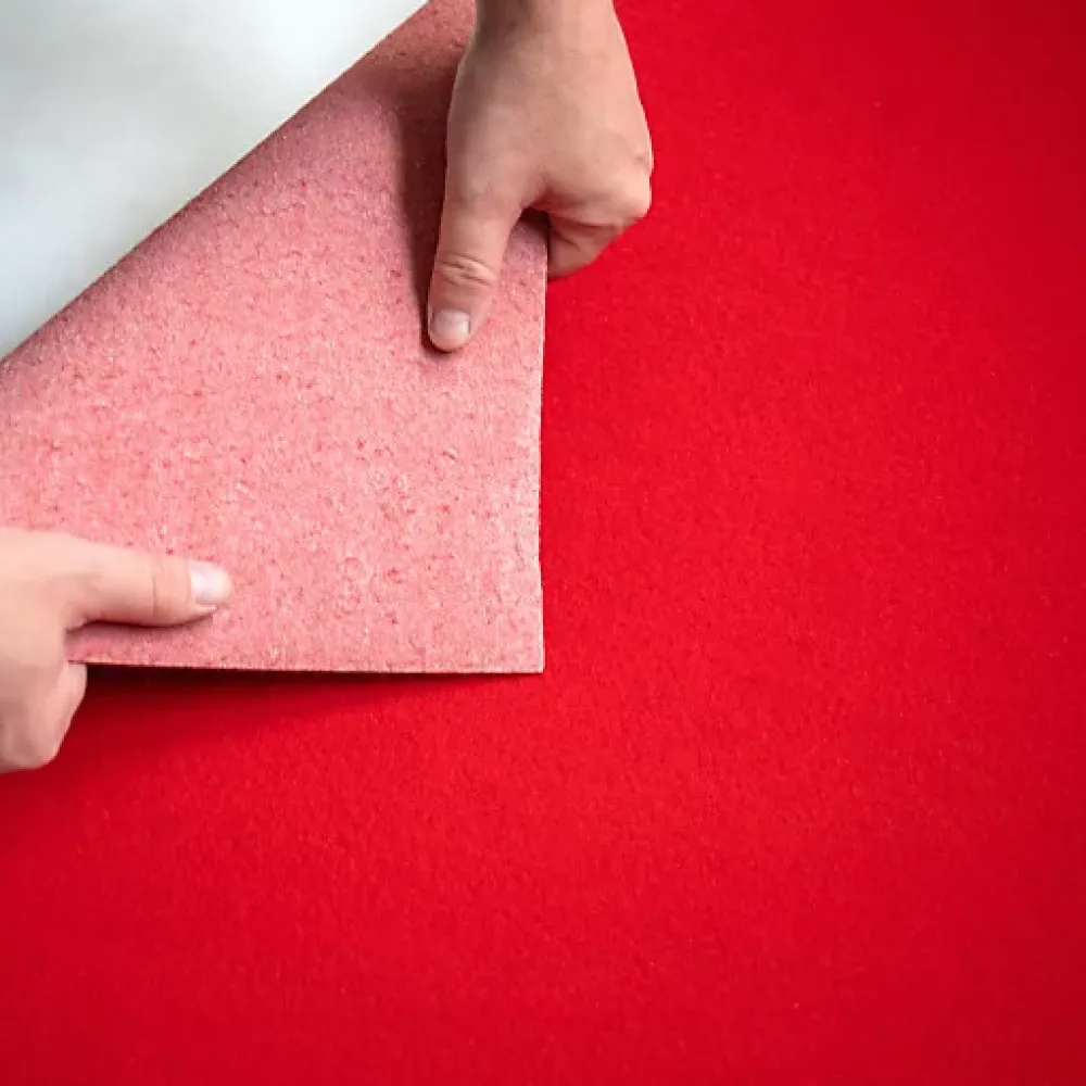 Décoweb Moquette - Stand Event - Rouge vif - 2 m x 30 ml- Moquette|Moquette
