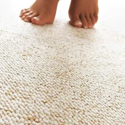 Moquette bouclée beige Berber Agadir 4 m (vendue à la coupe)- Moquette|Moquette