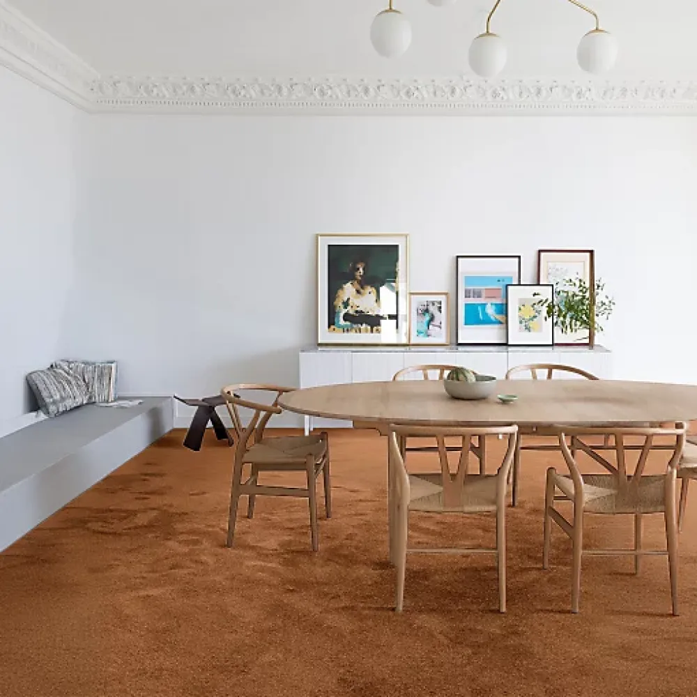 Décoweb Moquette|Moquette<Moquette chambre - Lumicolor - Rouille terracotta - Rouleau de 5m x 3m