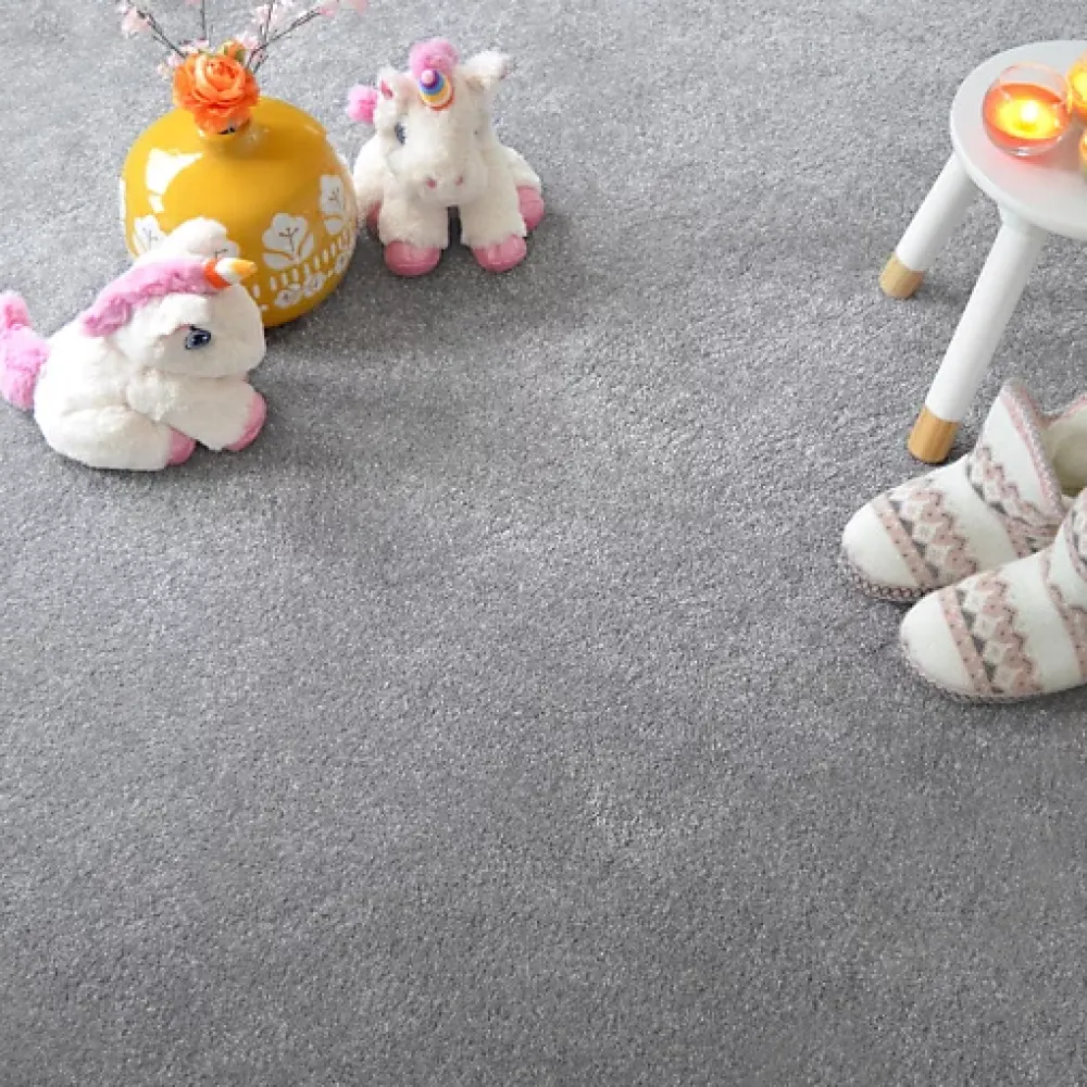 Décoweb Moquette chambre ou salon - Select - Gris - Rouleau de 5m x 10m- Moquette|Moquette