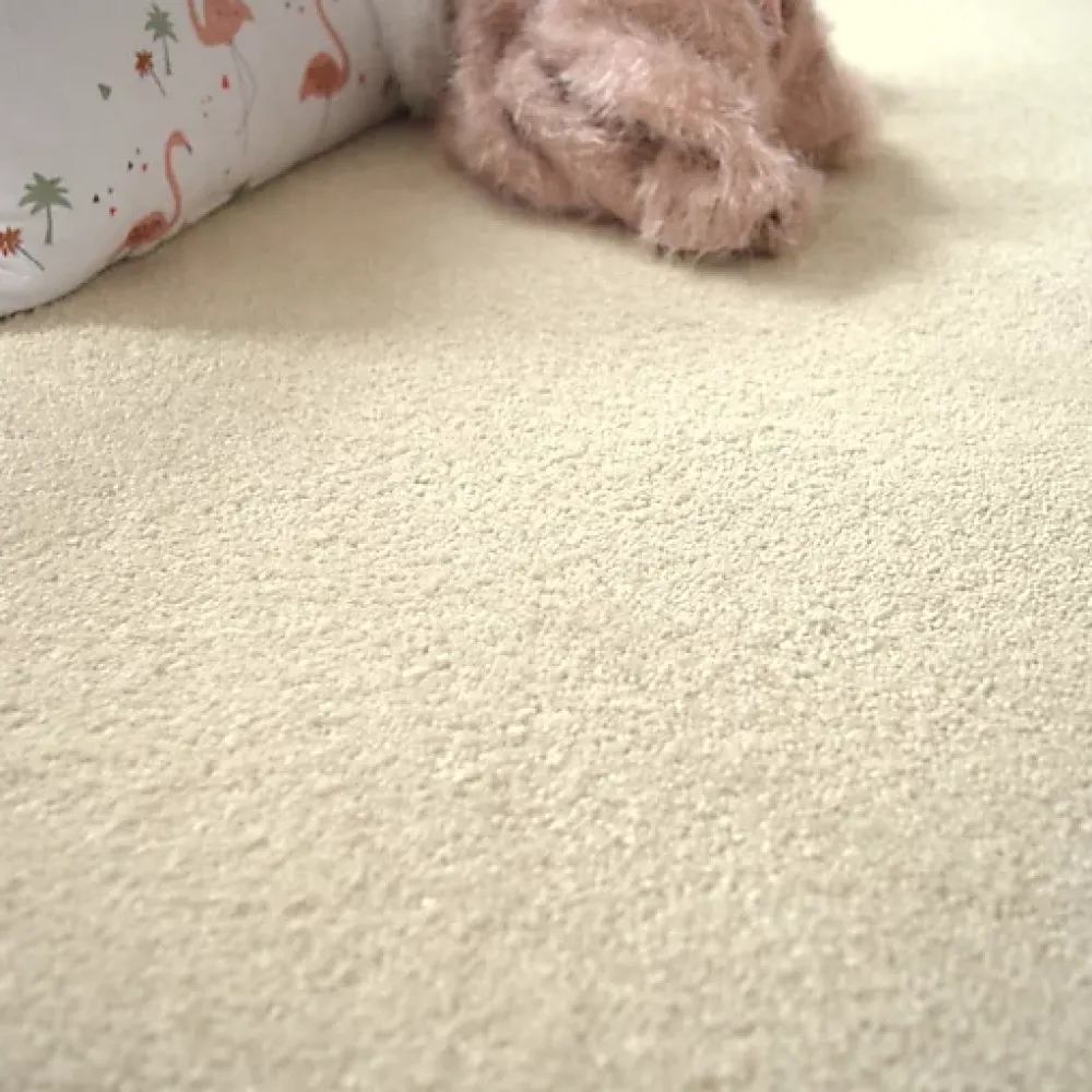 Décoweb Moquette chambre ou salon - Select - Beige clair - Rouleau de 5m x 19m- Moquette|Moquette