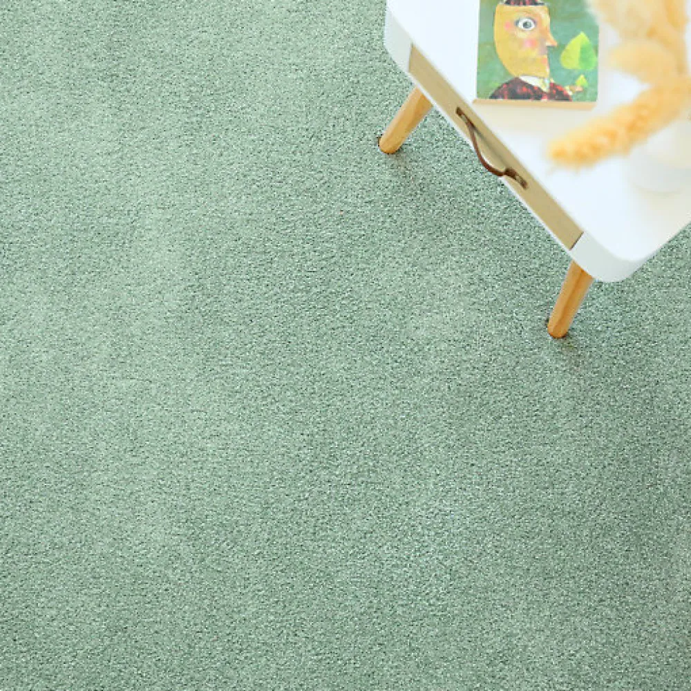 Décoweb Moquette poils longs Touch - Vert sauge - Rouleau de 4m x 2m- Moquette|Moquette