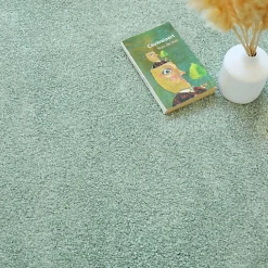 Décoweb Moquette|Moquette<Moquette poils longs Touch - Vert sauge - Rouleau de 4m x 7m