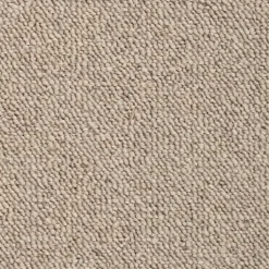 Décoweb Moquette pure laine vierge bouclée - Mallow - Beige - Rouleau de 4m x 3m- Moquette|Moquette