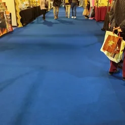 Décoweb Moquette|Moquette<Moquette Stand Expo - Bleu Saphir - Rouleau de 2m x 20m