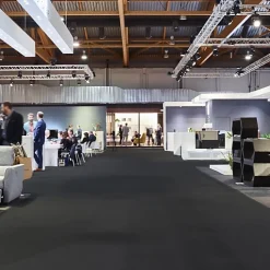Décoweb Moquette|Moquette<Moquette Stand Expo - Noir - Rouleau de 2m x 15m